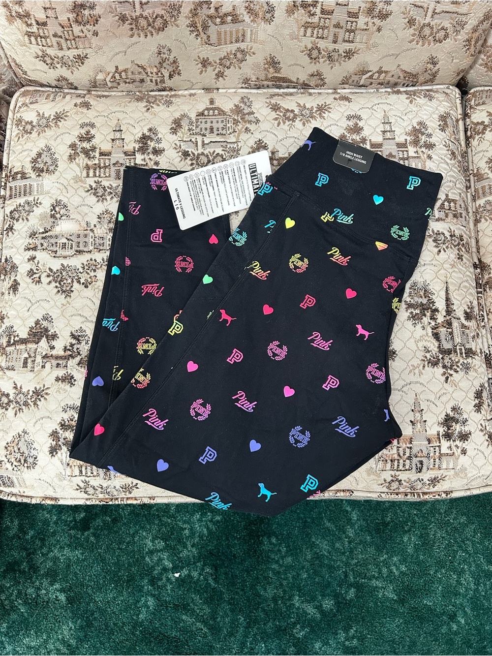Very HTF rainbow 🌈 ultimate leggings with logo